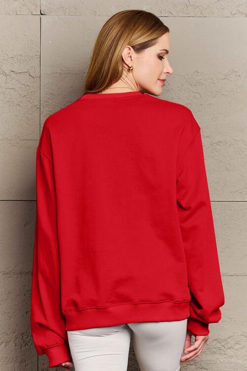 Simply Love Full Size Graphic Long Sleeve Sweatshirt - Immenzive