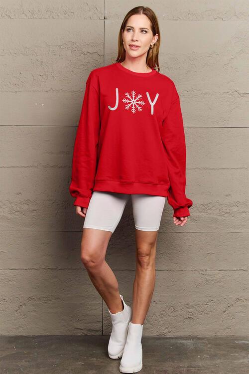 Simply Love Full Size Graphic Long Sleeve Sweatshirt - Immenzive