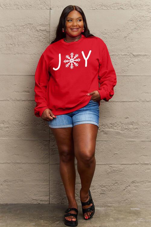 Simply Love Full Size Graphic Long Sleeve Sweatshirt - Immenzive