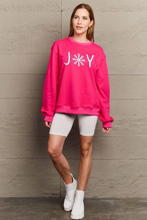 Simply Love Full Size Graphic Long Sleeve Sweatshirt - Immenzive