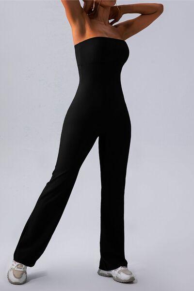 Sleeveless Straight Active Jumpsuit - Immenzive