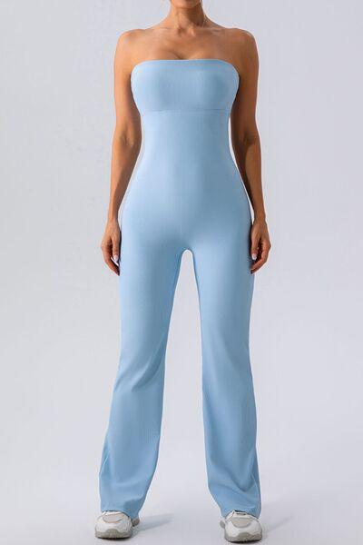 Sleeveless Straight Active Jumpsuit - Immenzive