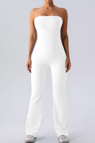 Sleeveless Straight Active Jumpsuit - Immenzive