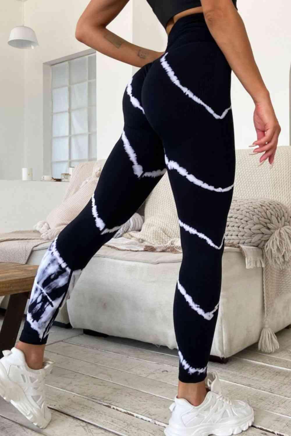 Slim Fit High Waist Long Active Pants - Immenzive