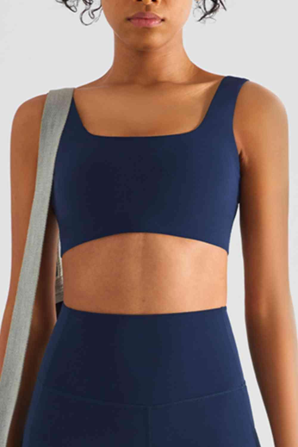 Square Neck Sports Bra - Immenzive