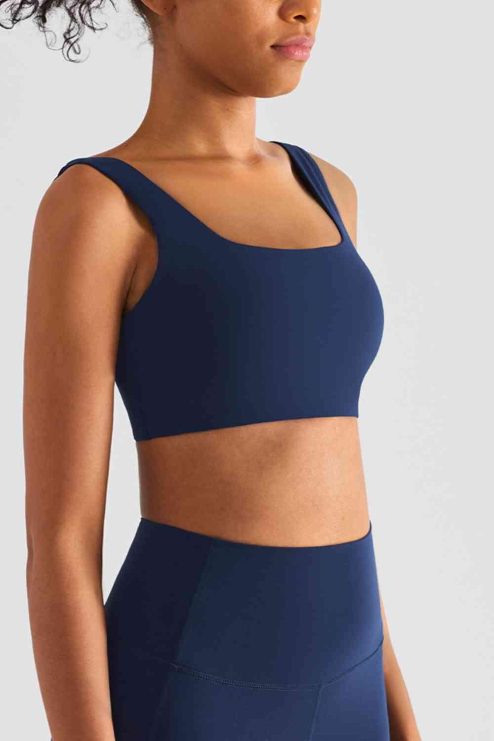 Square Neck Sports Bra - Immenzive