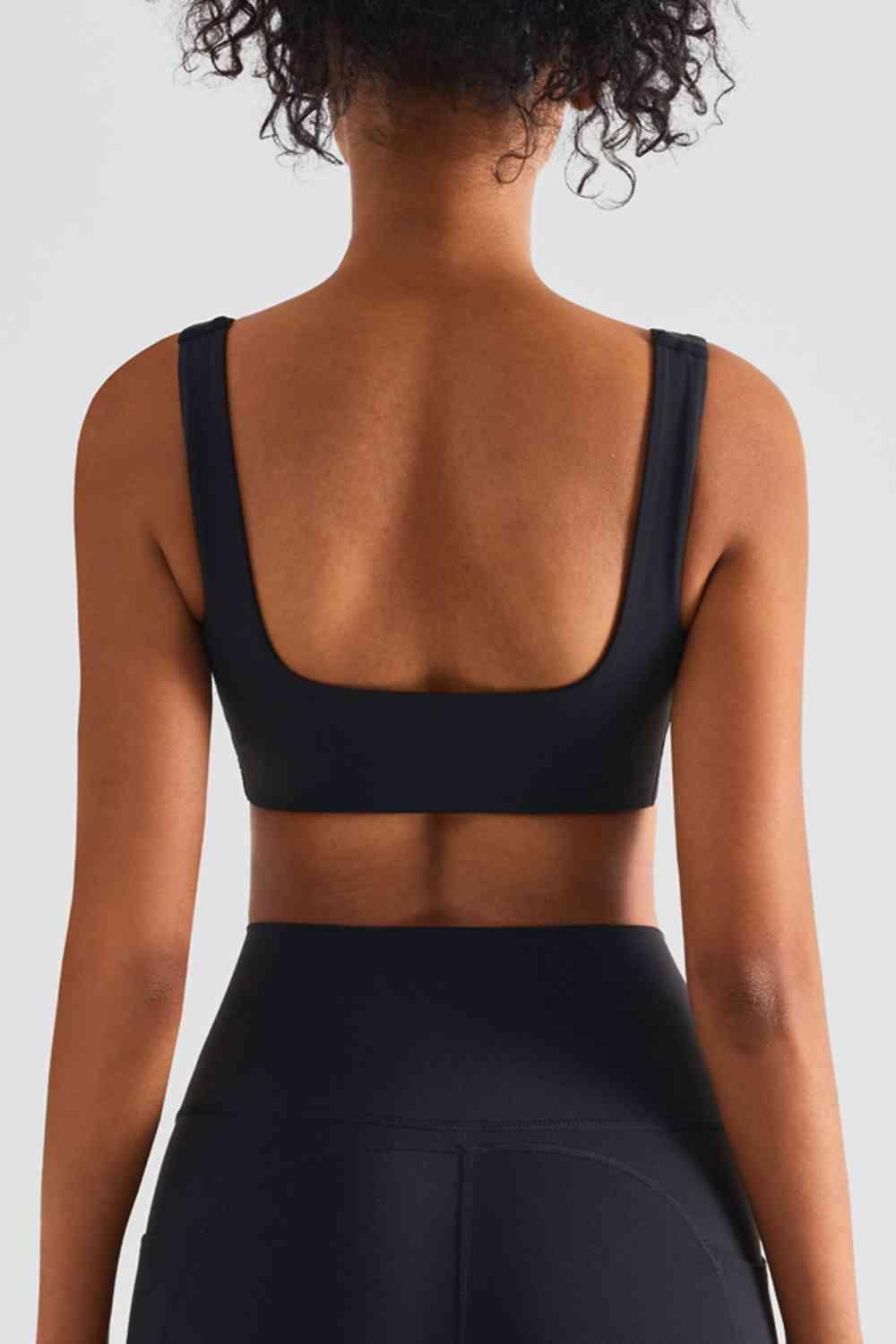 Square Neck Sports Bra - Immenzive