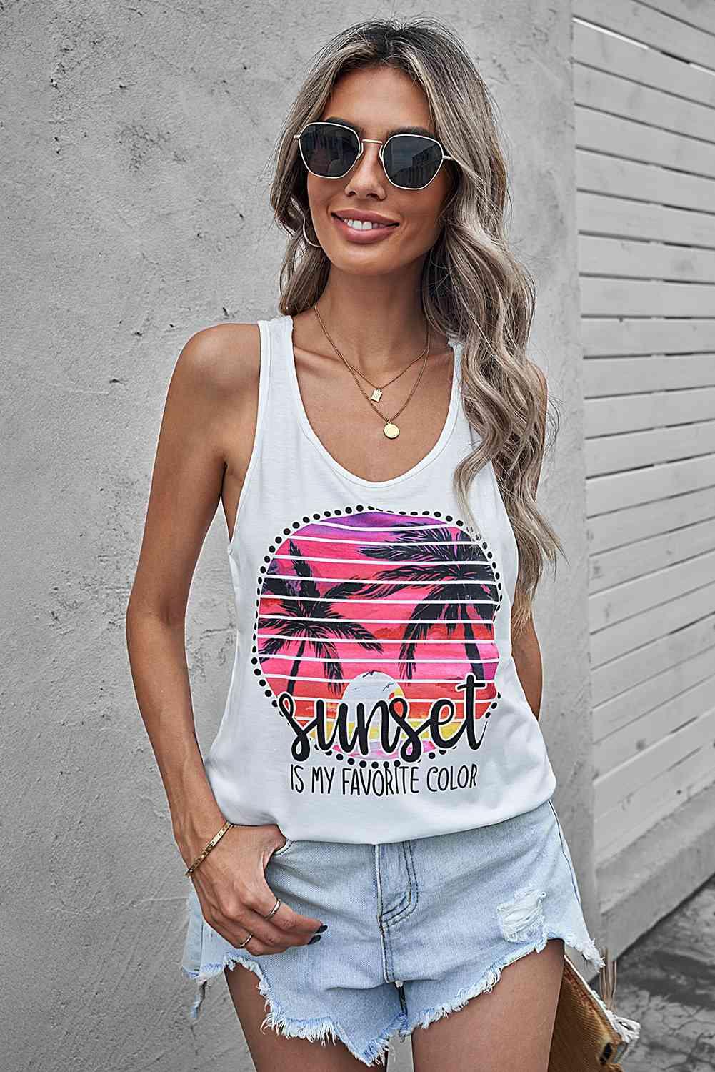 Sunset Is My Favorite Color Tank - Immenzive