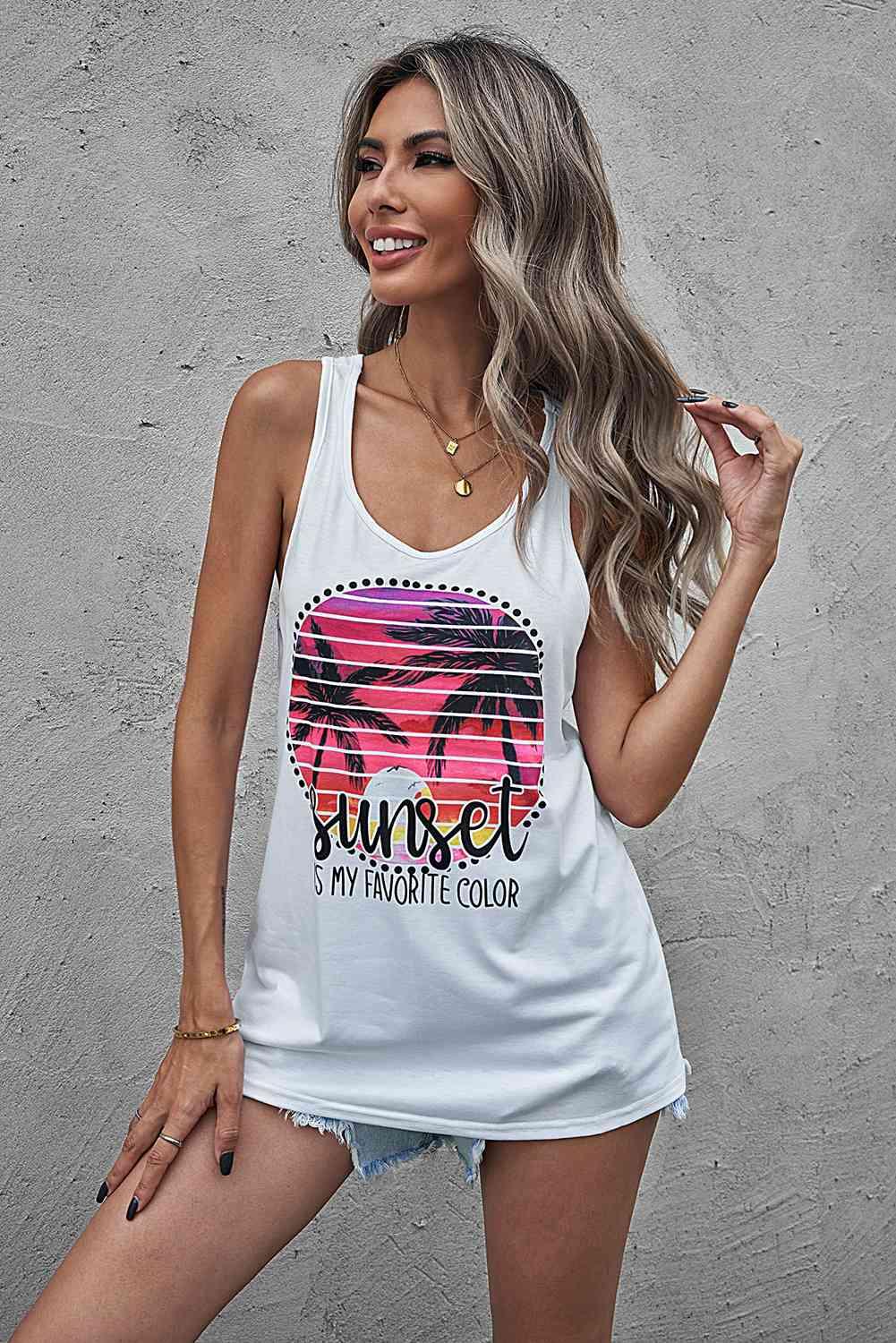 Sunset Is My Favorite Color Tank - Immenzive