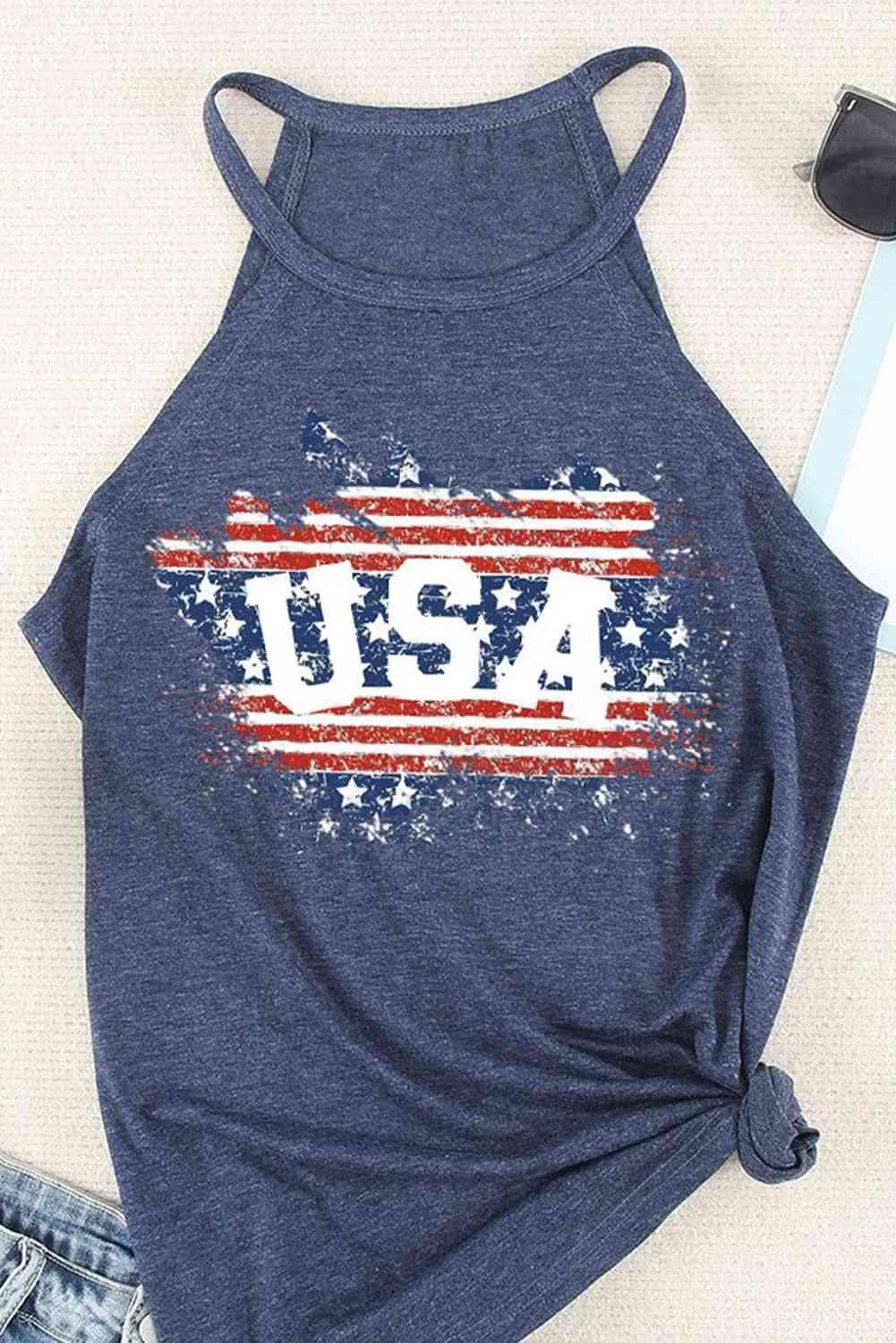 US Flag Graphic Tank - Immenzive