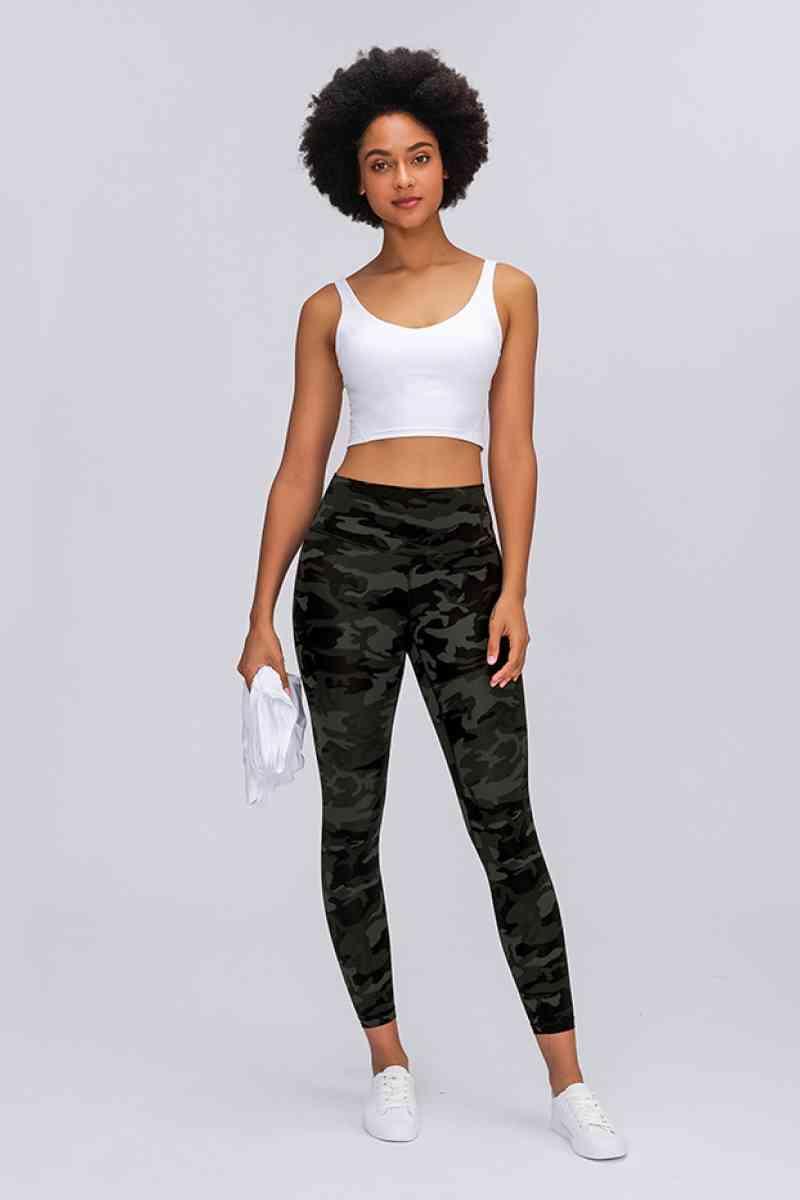 Wide Seamless Band Waist Sports Leggings - Immenzive