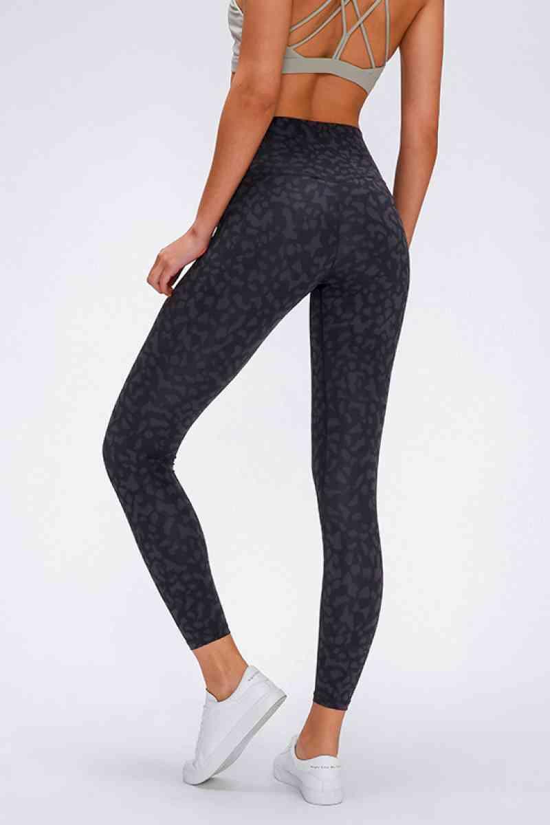 Wide Seamless Band Waist Sports Leggings - Immenzive