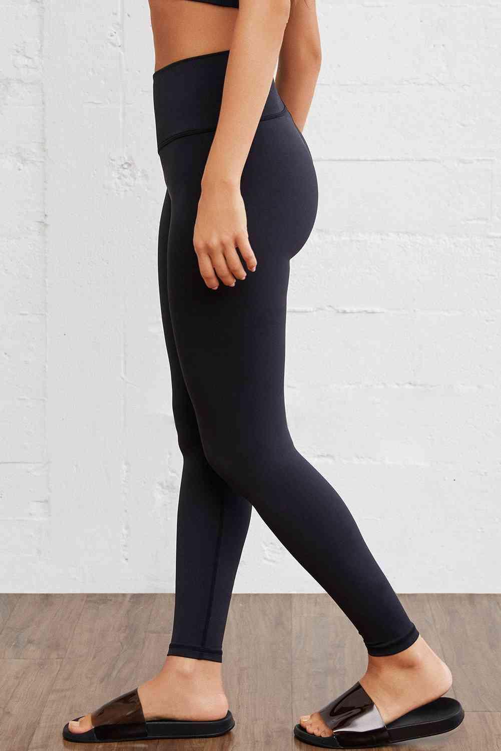 Wide Waistband Slim Fit Sports Pants - Immenzive