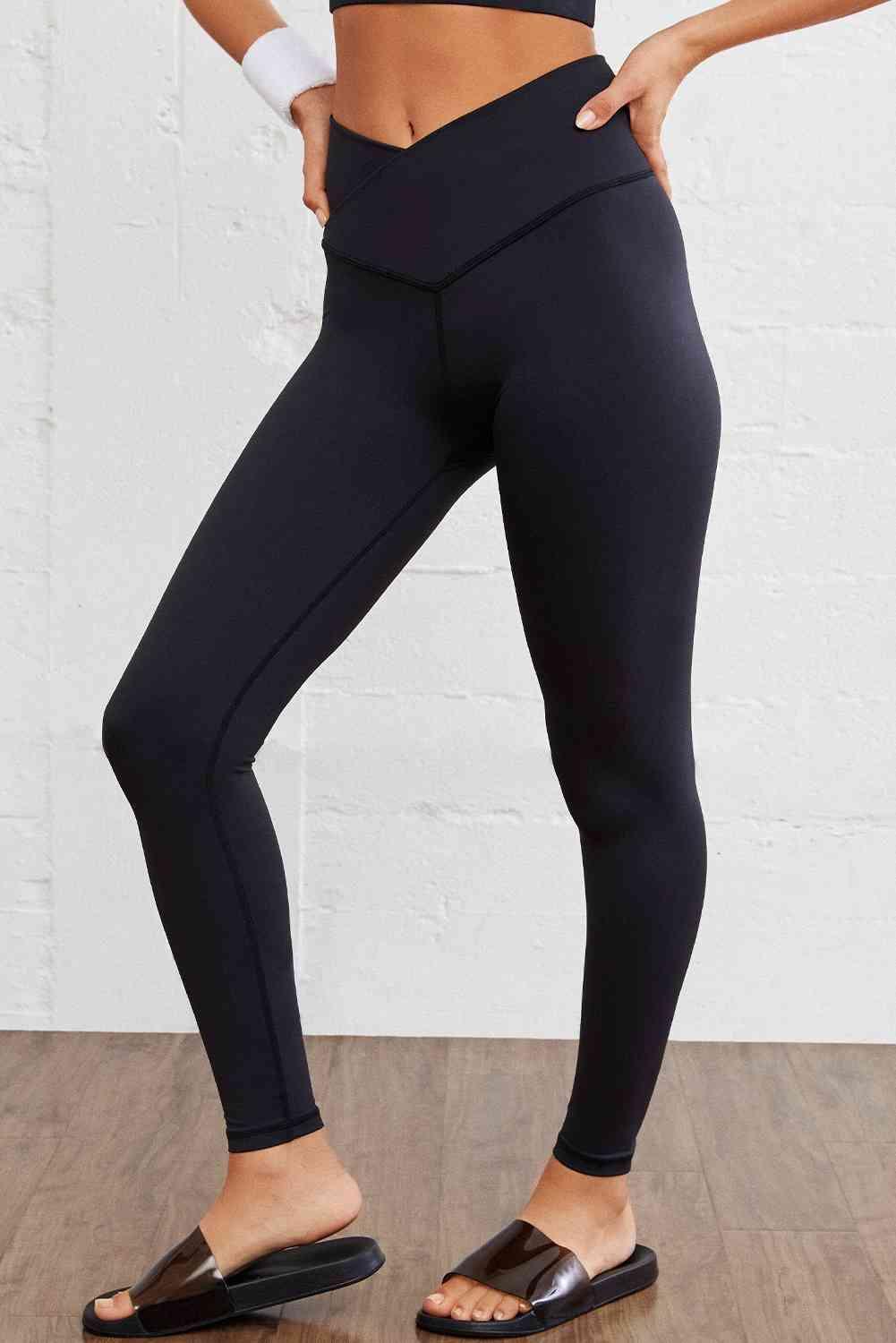 Wide Waistband Slim Fit Sports Pants - Immenzive