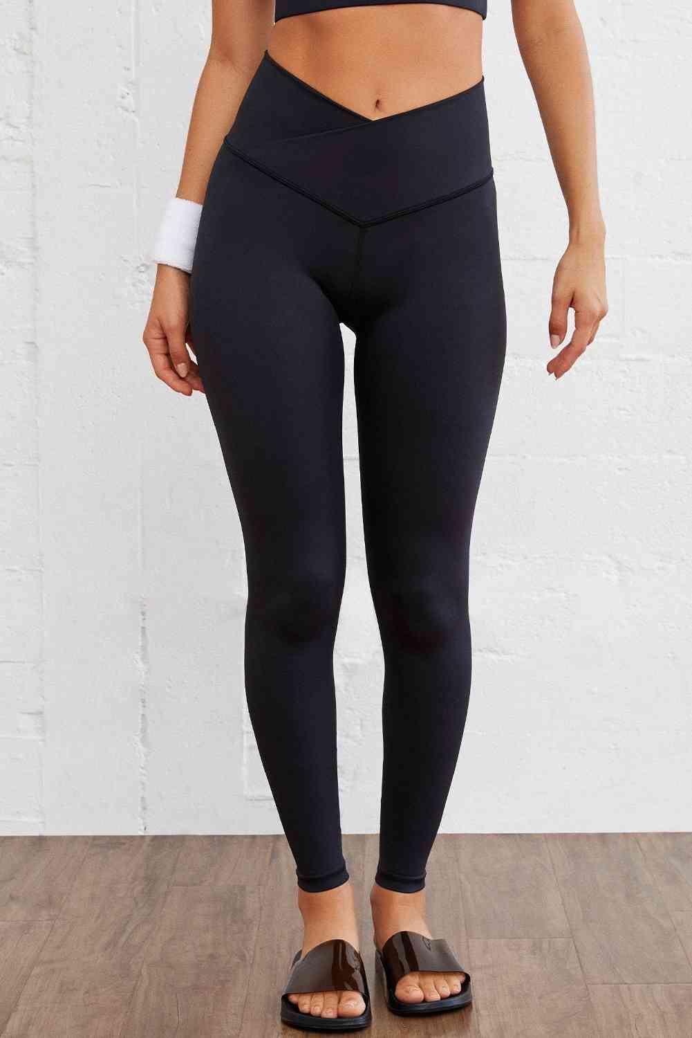 Wide Waistband Slim Fit Sports Pants - Immenzive