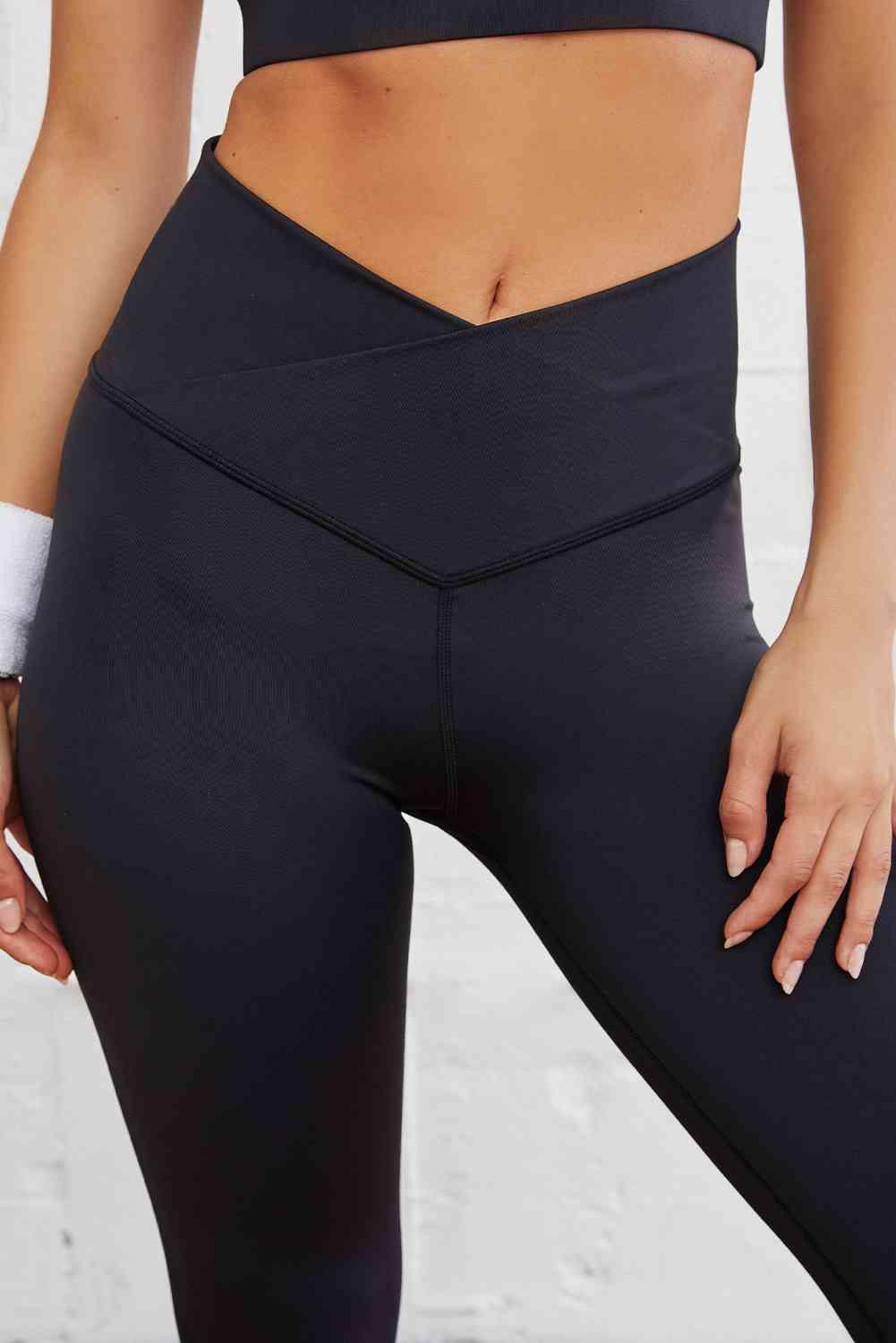 Wide Waistband Slim Fit Sports Pants - Immenzive