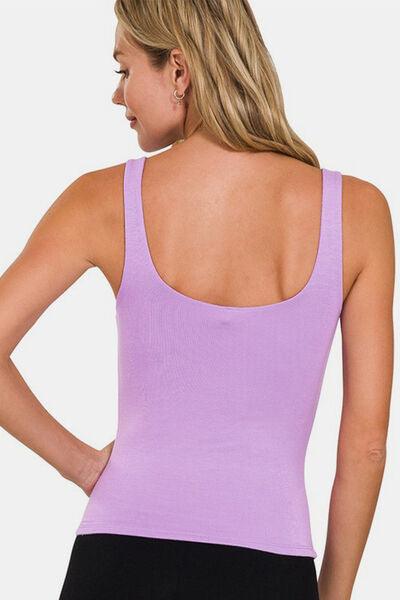 Zenana V-Neck Slim Tank - Immenzive