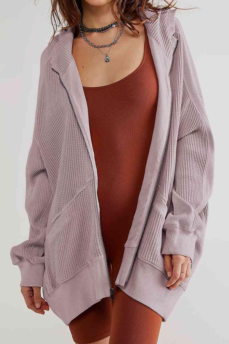 Zip-Up Long Sleeve Jacket - Immenzive